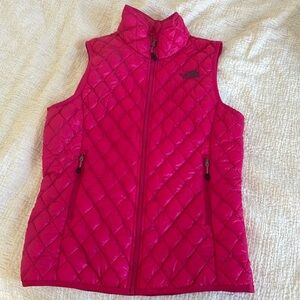 The North Face Pink Quilted Vest